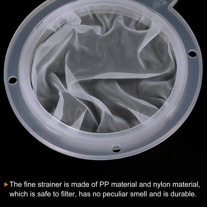 2Pcs 5.4" O.D. 120 Mesh Food Filter Strainer Fine Mesh Filters Strainers White