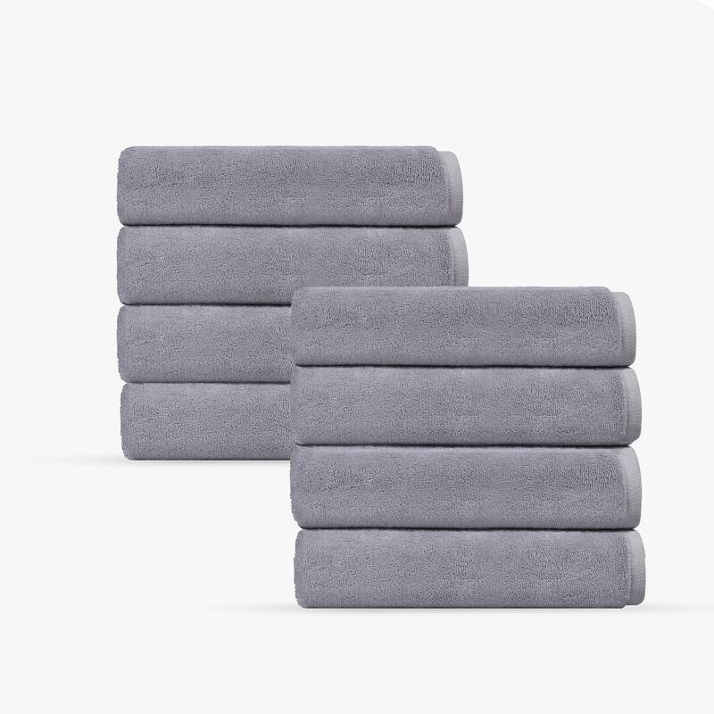 Puresoft 8 pcs Turkish Wash Towels Set