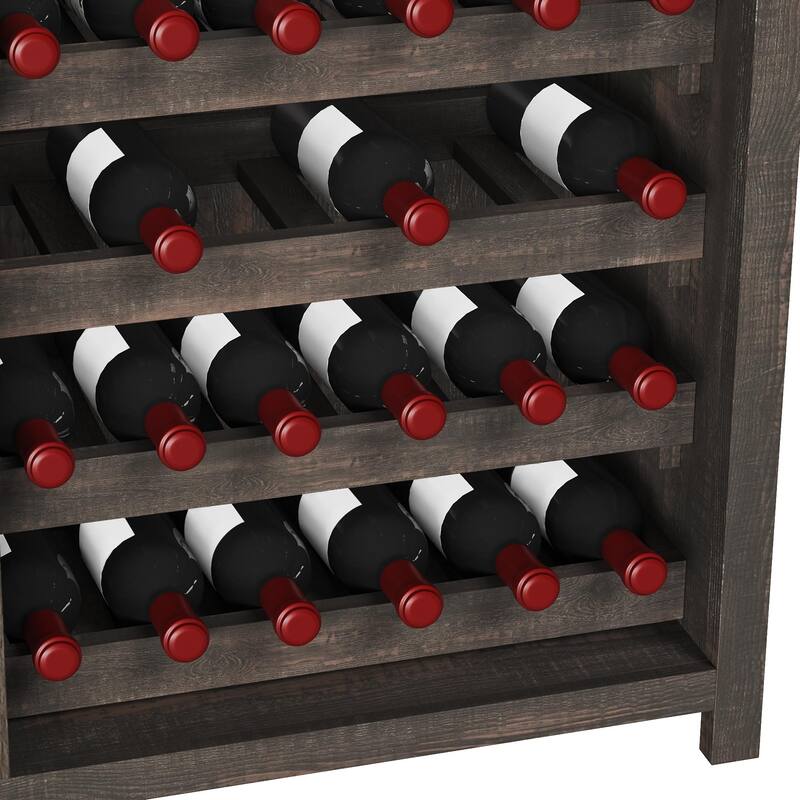 Moasis Wine Bar Cabinet with LED Light and Power Outlet