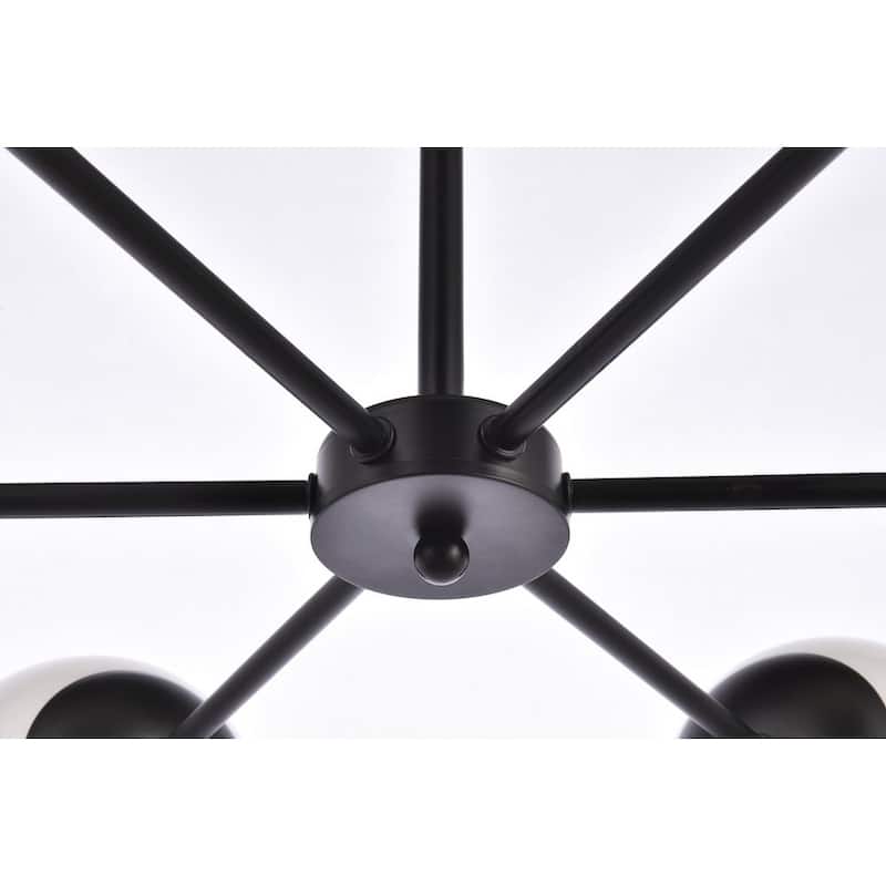 Brooke 30 inch Pendant with White Shade - N/A
