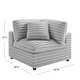 preview thumbnail 6 of 4, Josephine Corner Wedge Accent Chair in Wide Plush Cord-Like Fabric by Greyson Living