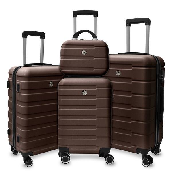 12IN 20IN 24IN 28IN Piece Hard Shell Luggage Set,Carry on