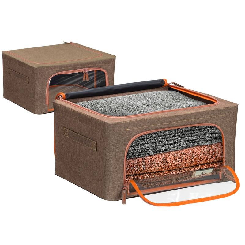 Storage Box With Window Small - 2 Pack