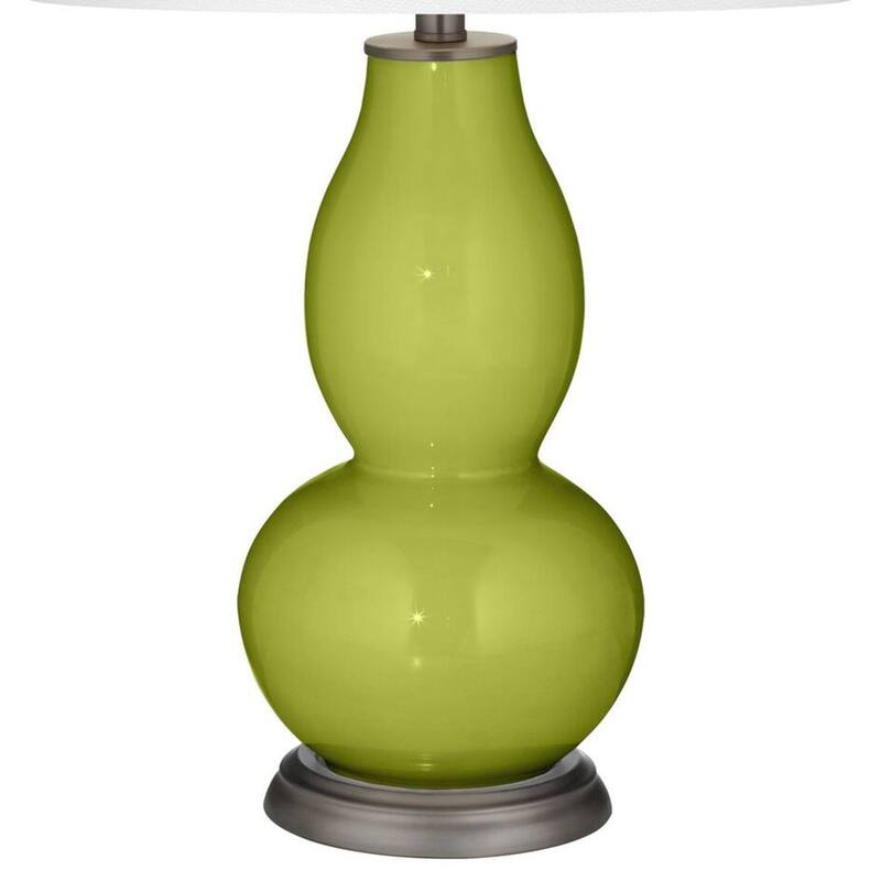 Parakeet Diamonds Double Gourd Table Lamp 16" x 29" Bed Bath