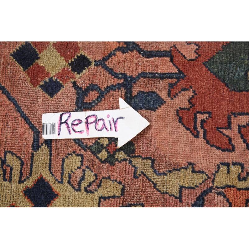 Pre-1900 Antique Sultanabad Ziegler Persian Wool Area Rug Hand-knotted - 10'2" x 12'2"