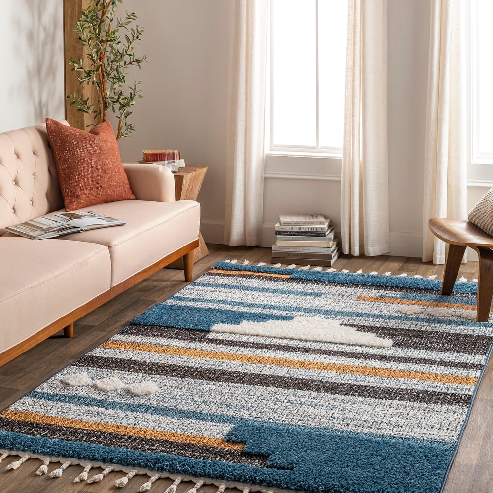 Livabliss Imran Boho Shag Area Rug