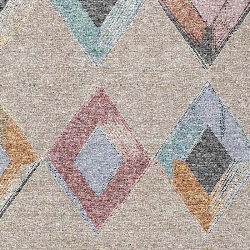 HomeRoots Geometric Transitional Rectangle Outdoor Rug