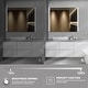 preview thumbnail 31 of 32, Rail Aluminum Recessed/Surface Mount Bathroom Medicine Cabinet with Mirror, Adjustable Brightness, Defogging & USB Port