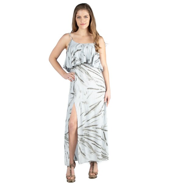 summer maxi dress with slit