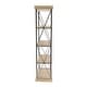 preview thumbnail 70 of 74, Brown Wood 3 Shelves Shelving Unit - 48 x 17 x 34