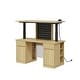 preview thumbnail 5 of 16, 54.3" Electric Standing Desk Height Adjustable Sit Stand Computer Desk with 3 Preset Heights, Pegboard, Light and Power Outlet,