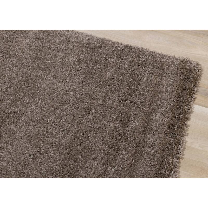 Brooklyn Collection - Taupe Shag Indoor Rug