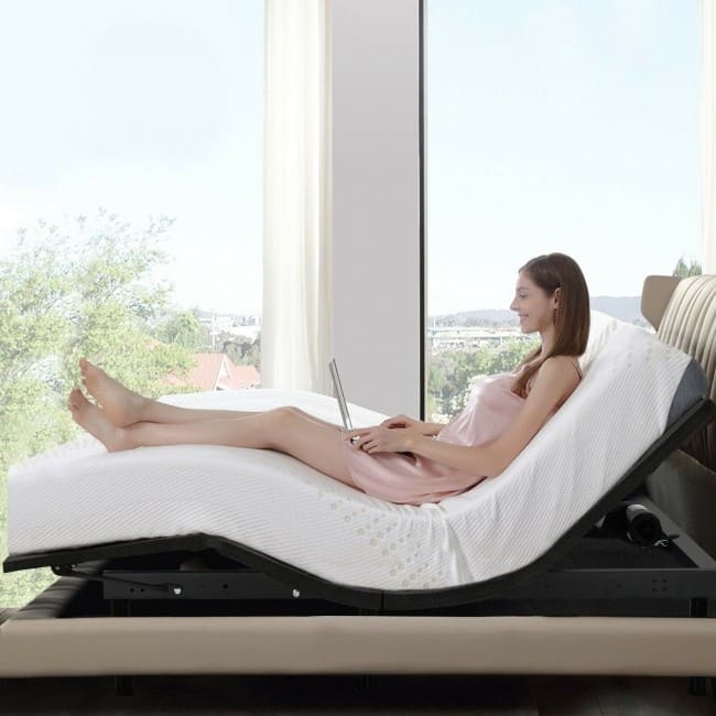 Adjustable Bed Base Frame with Wireless Remote Control