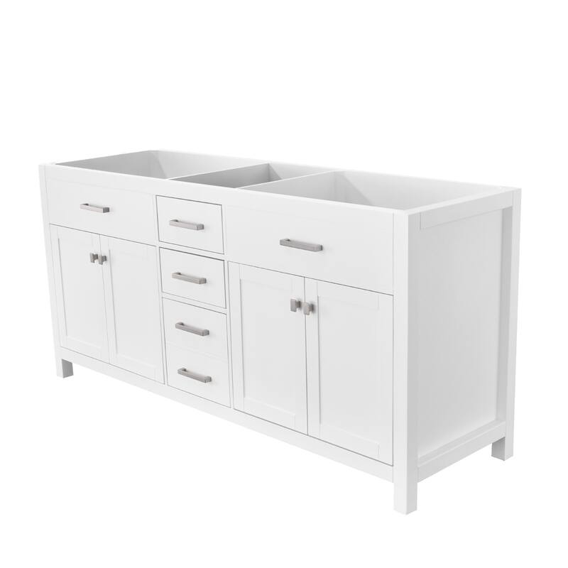 Nephelily 48" 60" 72" Uni-Vanity Bathroom Cabinet with Tall Drawer - 72 in. Base Only No Top
