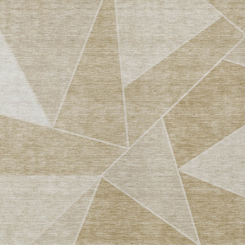 HomeRoots Geometric Transitional Rectangle Outdoor Rug