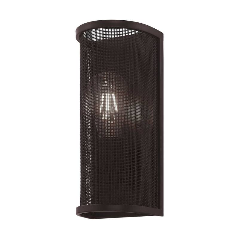 Livex Lighting Braddock Single Light 12" Tall Wall Sconce