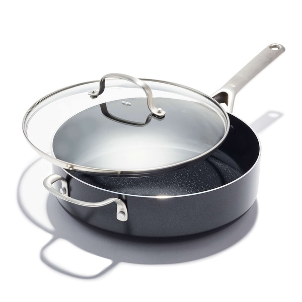 OXO PFAS-Free Non-Stick Agility Series 5QT Saute Pan with Lid - Thumbnail 2