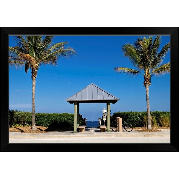 "Juno Beach, Florida" Black Framed Print
