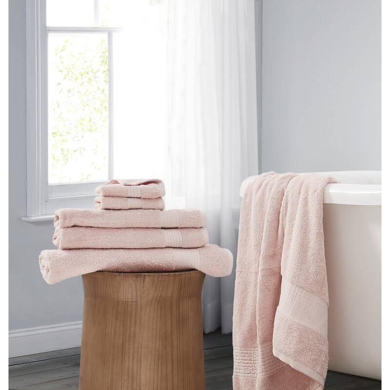 Brooklyn Loom Cotton TENCEL 6 Piece Towel Set - Towel Set