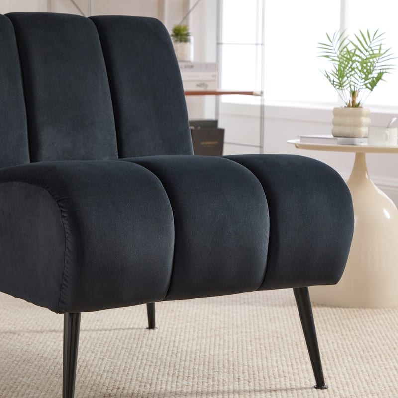 Modern Upholstered Armless Chair