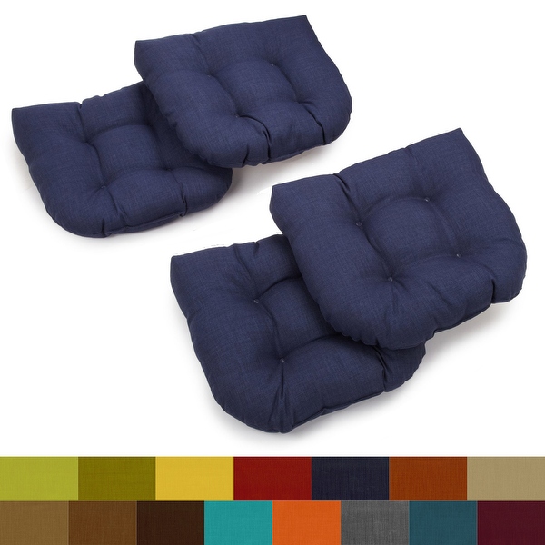 Blazing Needles Indoor Outdoor Chair Cushions Set of 4 19 x 19 On Sale Bed Bath Beyond 5743336
