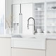 preview thumbnail 26 of 122, VIGO Edison 19" H Single Handle Pull-Down Sprayer Kitchen Faucet Set with Touchless Sensor