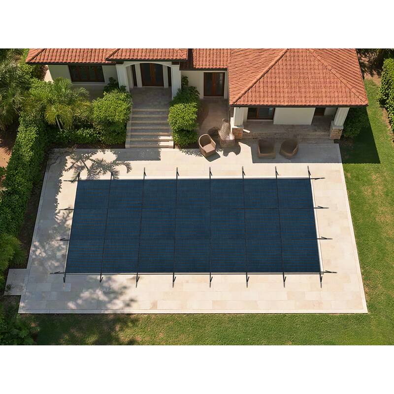 Swimming Pool Safety Cover, Fits 16x32ft Rectangular underground and Inground Swimming Pools
