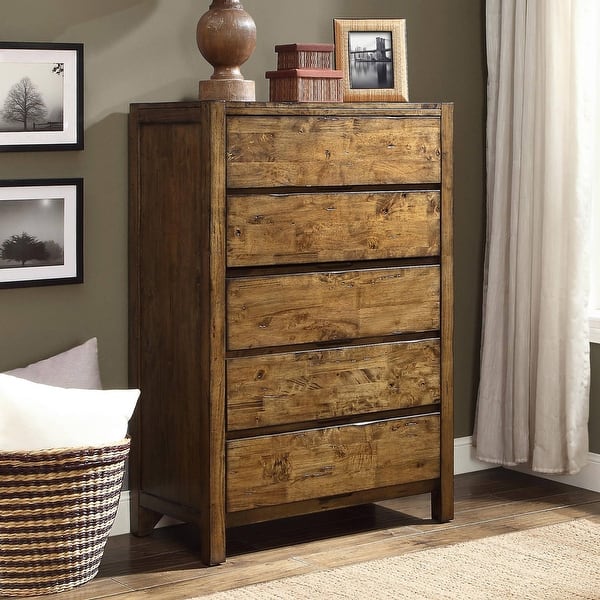 better homes and gardens bryant 5-drawer dresser rustic brown finish Bryant 5-Drawer Dresser, Rustic Brown Finish - Bed Bath & Beyond
