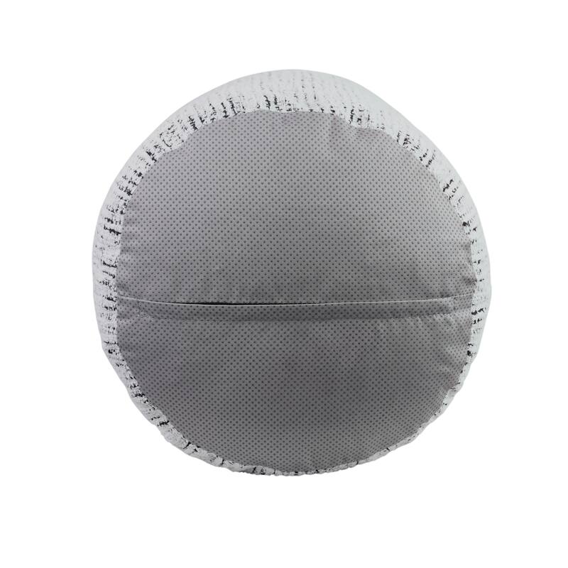 Cylindrical Pouf Chenille Fabric Upholstery Modern Ottoman, Footstool, Non-Slip Floor Pouf, Bean Bag Chair, 1pc Sitting Pouf - Multi