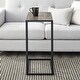 preview thumbnail 3 of 7, Middlebrook 20-inch Urban Industrial Asymmetrical C Side Table Grey Wash