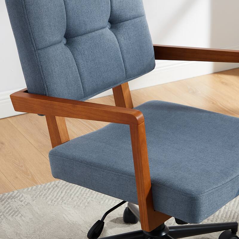 Art Leon Swivel Accent Home Office Chair with Adjustable Height