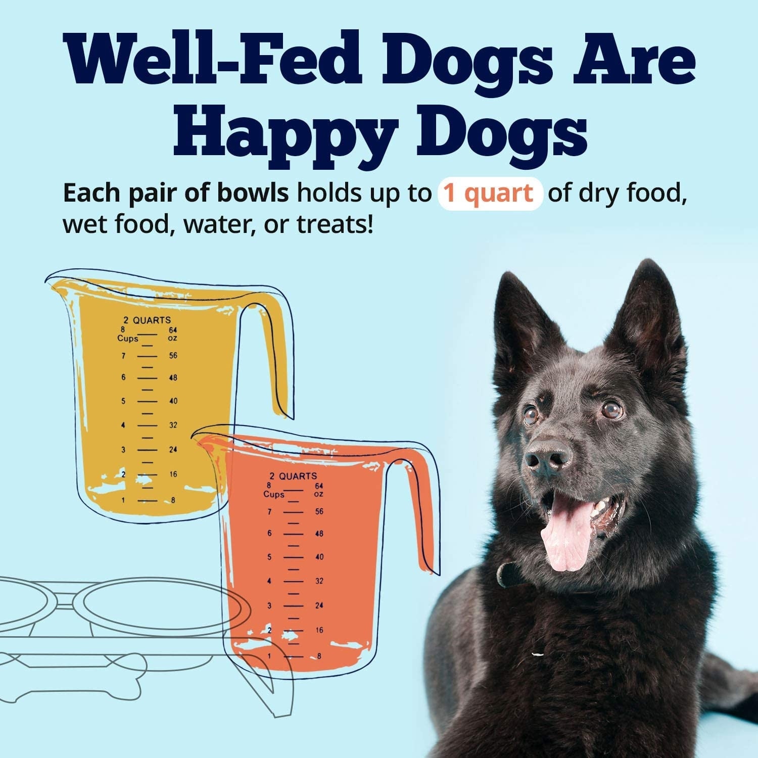 American Pet Supplies Elevated Rustic Bone Dog Feeder with 2 Stainless Steel Bowls for Puppies and Dogs Aged Copper