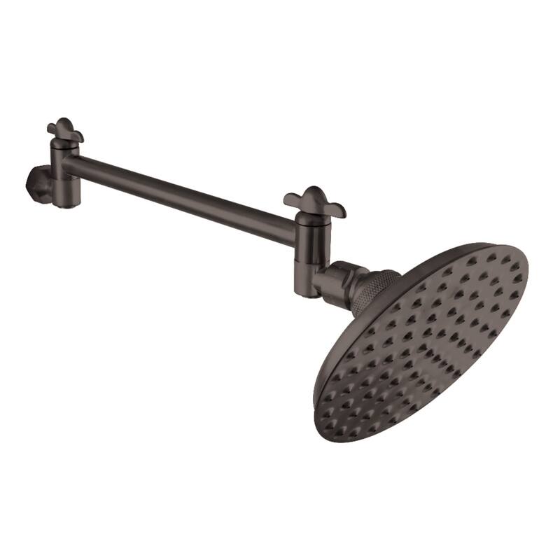 Kingston Brass Victorian 5" Showerhead with High Low Adjustable Arm - Oil Rubbed Bronze