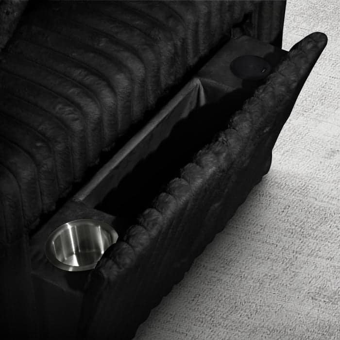 Modern U-Shaped Sectional Sofa Bed with Storage Chaises, USB Port, Wireless Charger and Pillows