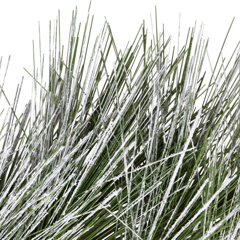 Flocked Pine and Ornaments Artificial Christmas Garland - 10' x 15" - Unlit