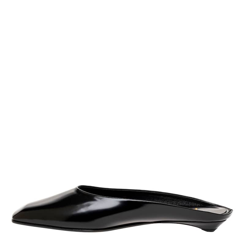 Prada Brushed Leather Mules