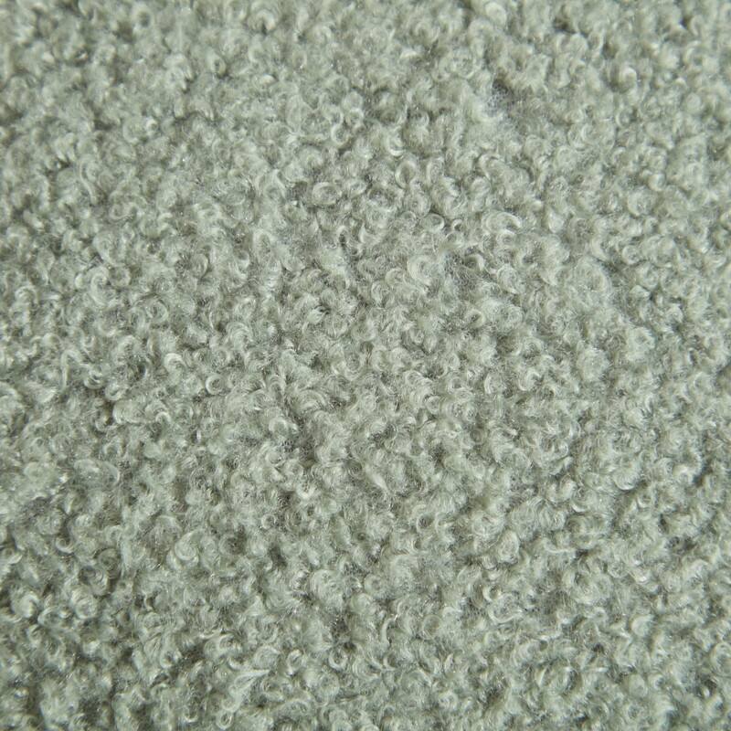 Modern Teddy Upholstered Mushroom Shape Ottoman