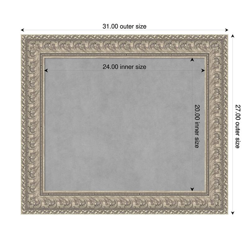 Amanti Art Sydney Silver Framed - 31 x 27 in