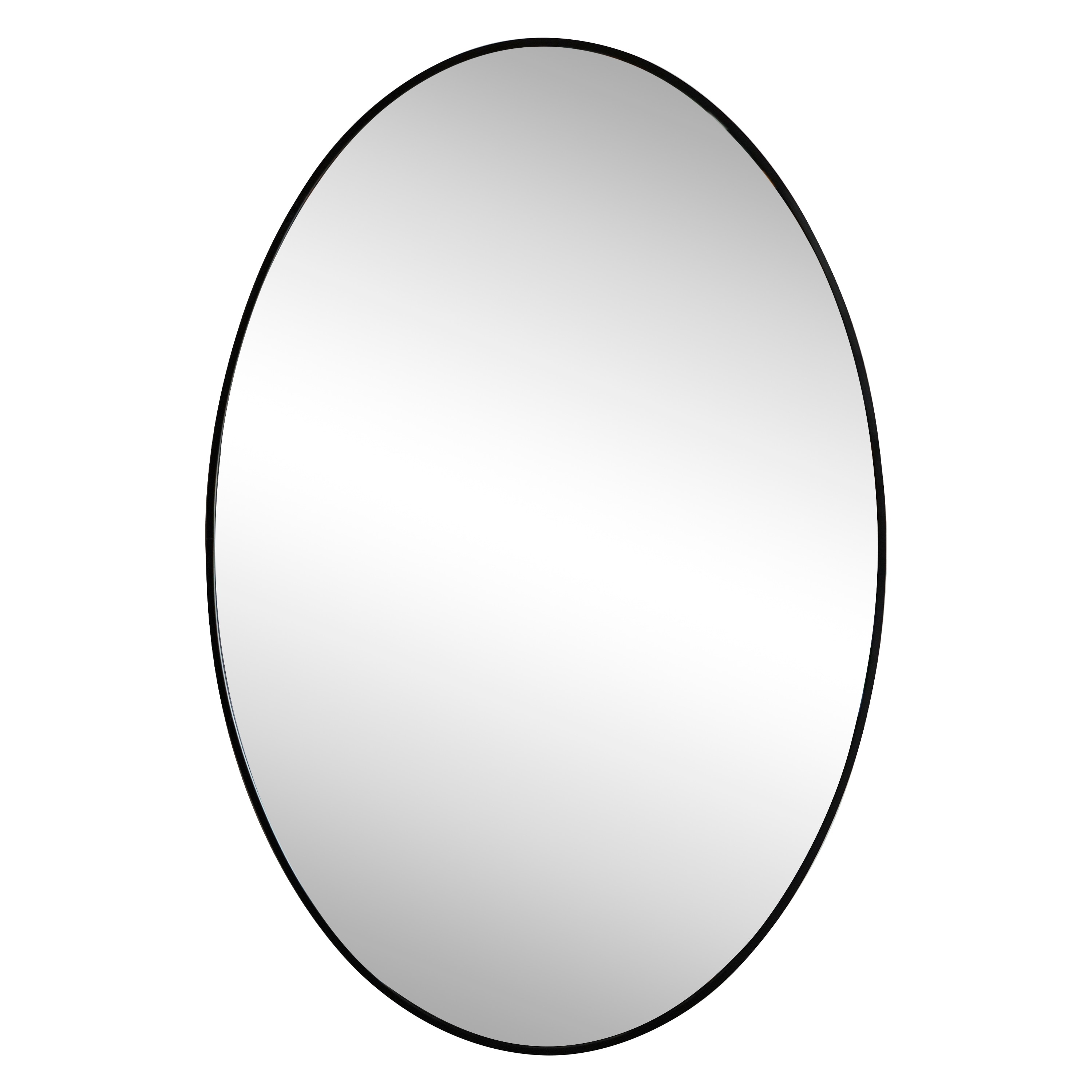 Ellipse Medium Oval Aluminum Alloy Framed Wall Mounted Mirror