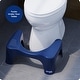 preview thumbnail 6 of 7, Squatty Potty Simple Bathroom Toilet Stool, Galaxy Blue 7 Inch Ergonomic Stool - Posture-Enhancing Bathroom Footrest