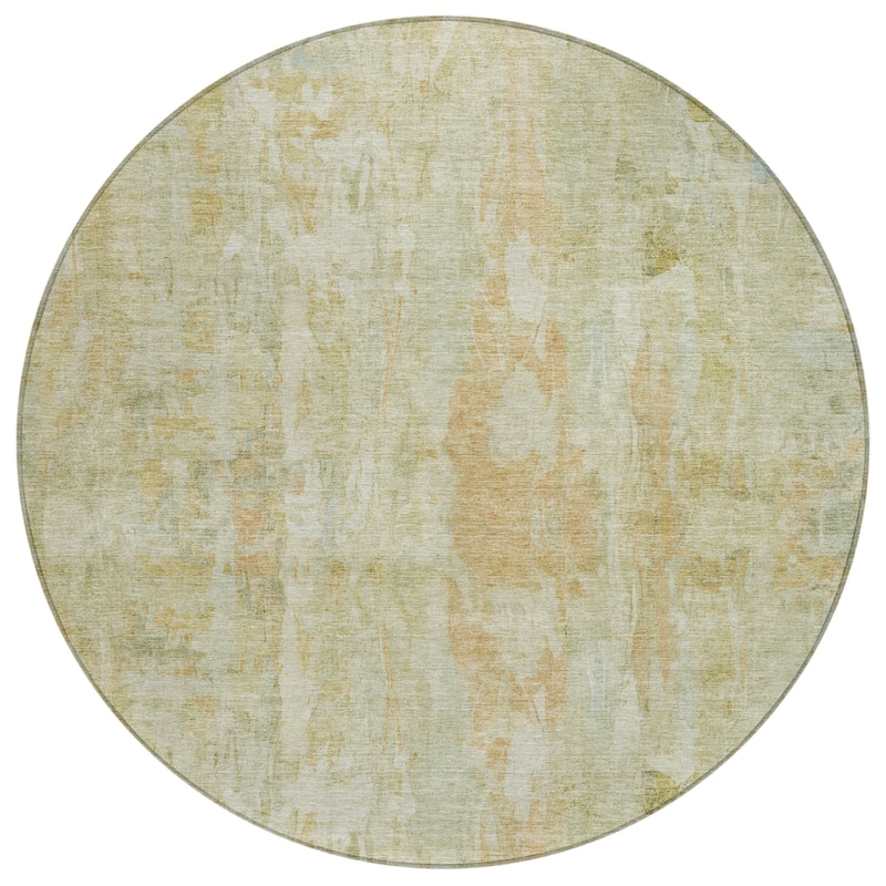Machine Washable Indoor/ Outdoor Muted Ombre Chantille Rug
