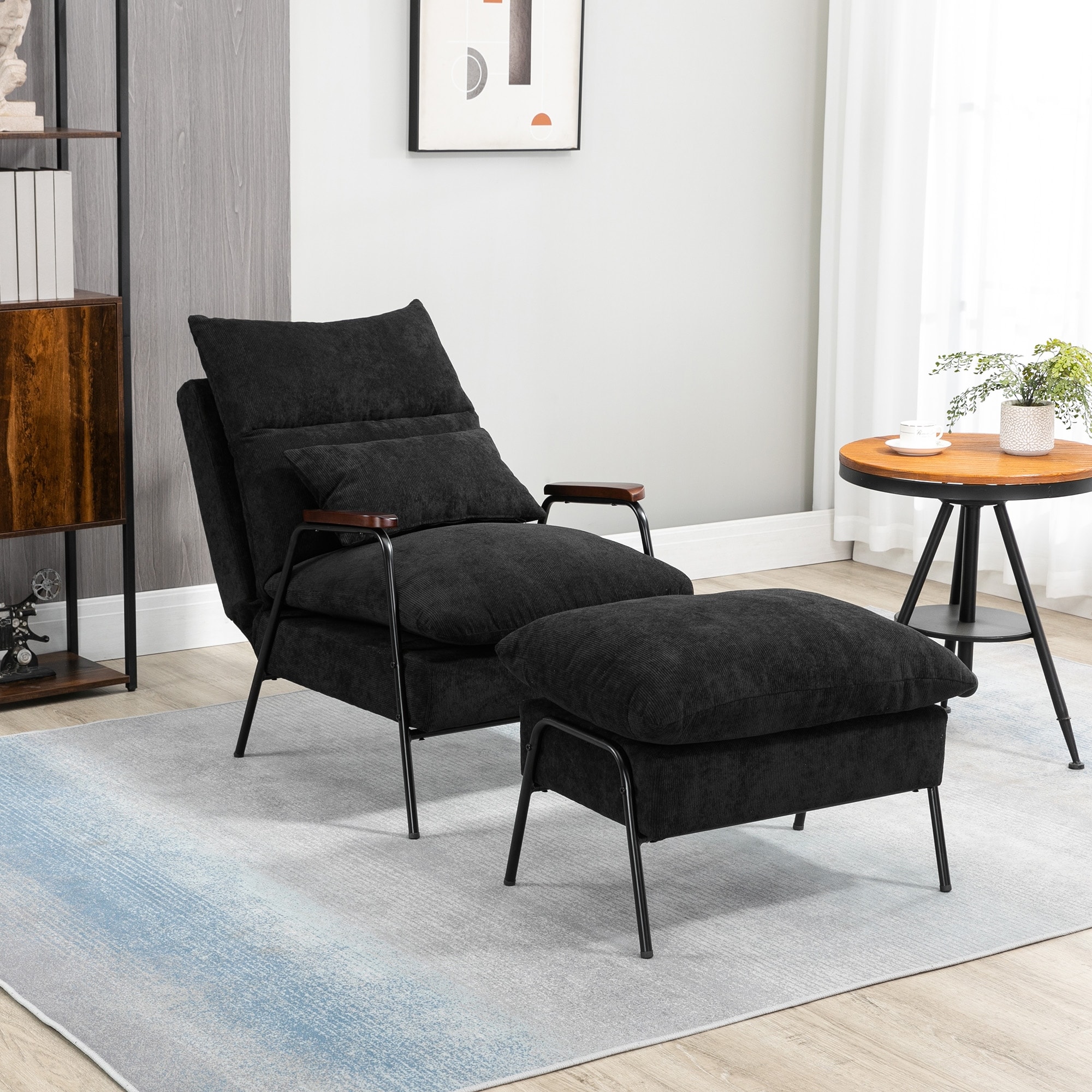 Grey comfy sales chair