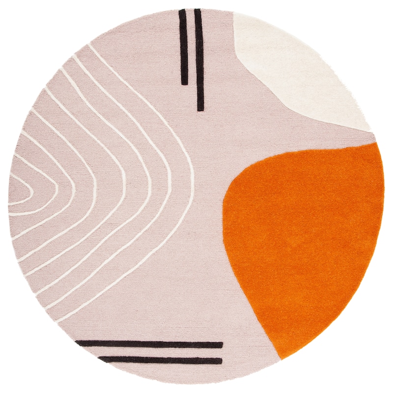 SAFAVIEH Handmade Rodeo Drive Vutka Mid-Century Modern Wool Rug