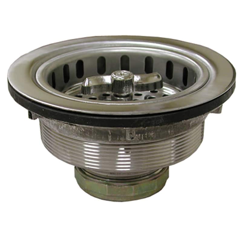 Jones Stephens S14003 Stainless Steel Basket Strainer with Twist and - Stainless Steel
