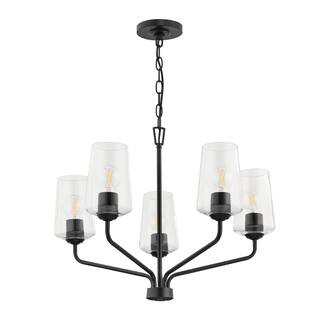 Celino Five-Light Chandelier with Clear Glass - 19