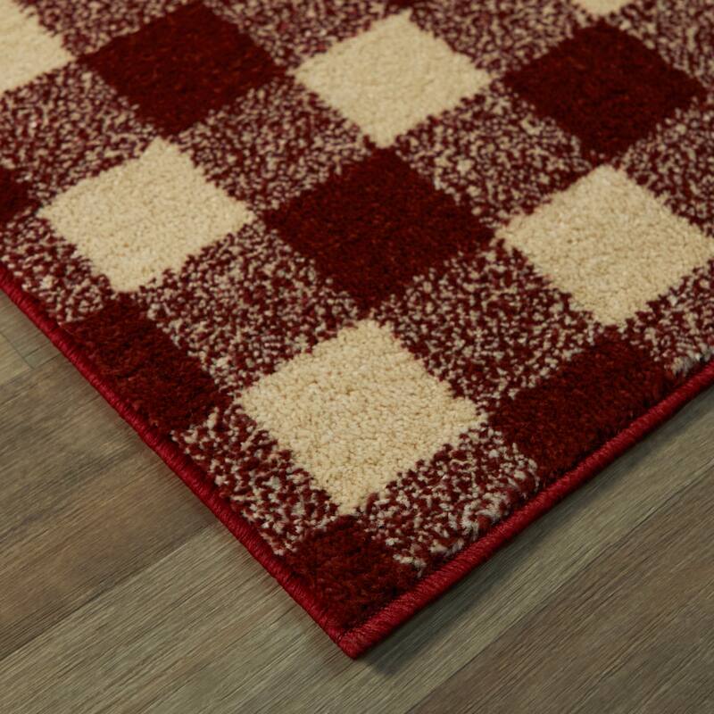 Rogers Gingham Area Rug