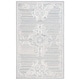 preview thumbnail 14 of 42, SAFAVIEH Handmade Glamour Mirja French Country Scroll Wool Rug 3' x 5' - Silver/Ivory - Rectangle