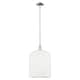 Option Polished Nickel / Gloss White Shade