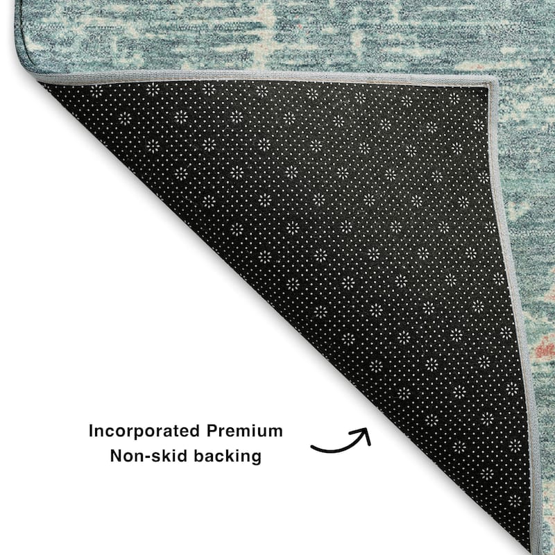 Premium Washable Super Soft Abstract Ombre Mayfield Rug