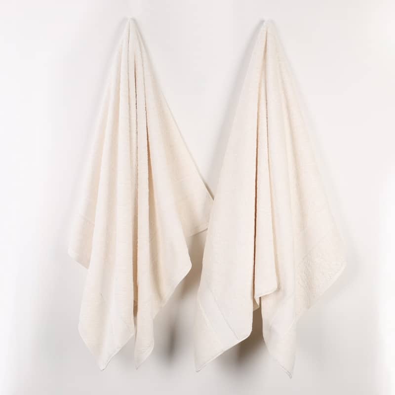 Superior Oregon Organic Cotton Solid Bath Sheet, Set of 2